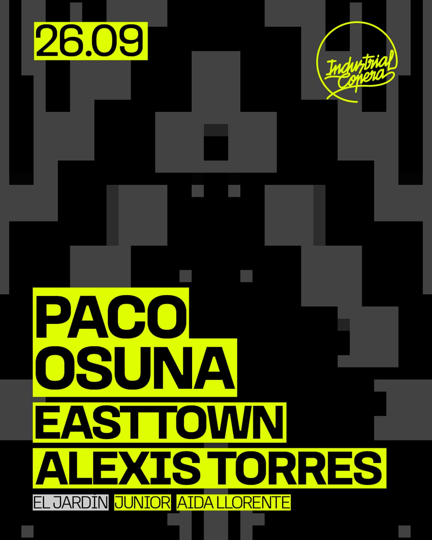 Flyer de Paco Osuna