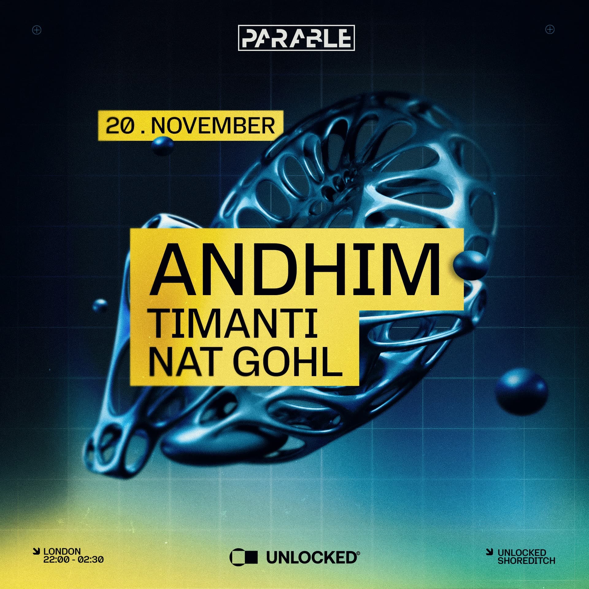 Parable: Andhim, TIMANTI, Nat Gohl