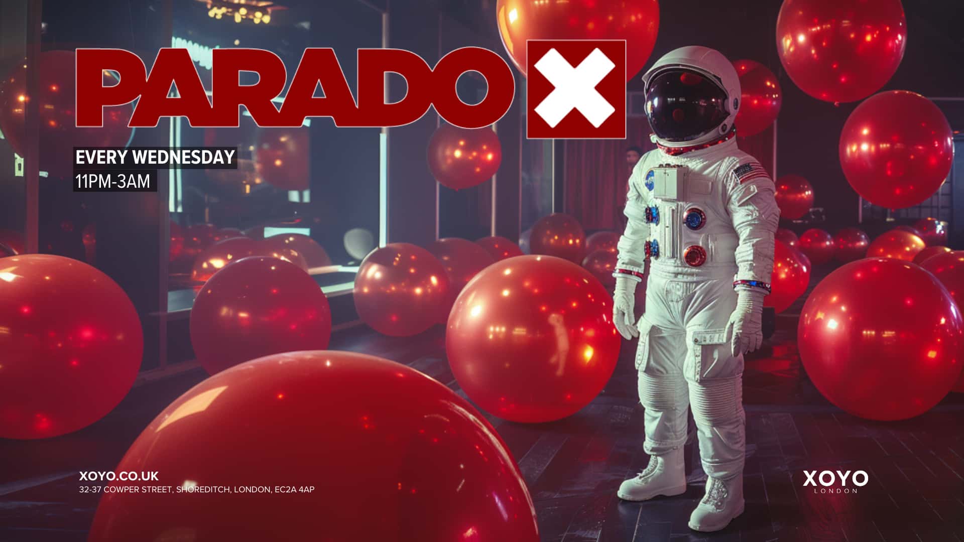 Flyer of PARADOX WEDNESDAY at XOYO in the Jungle