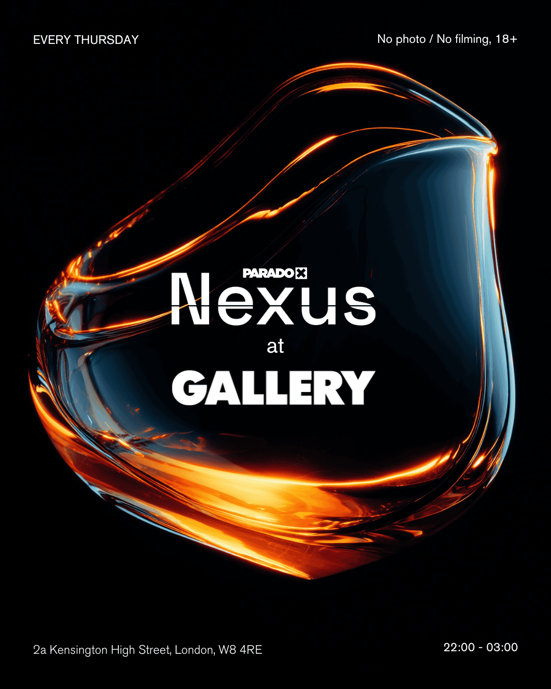 Flyer of Paradox Nexus - Thursdays