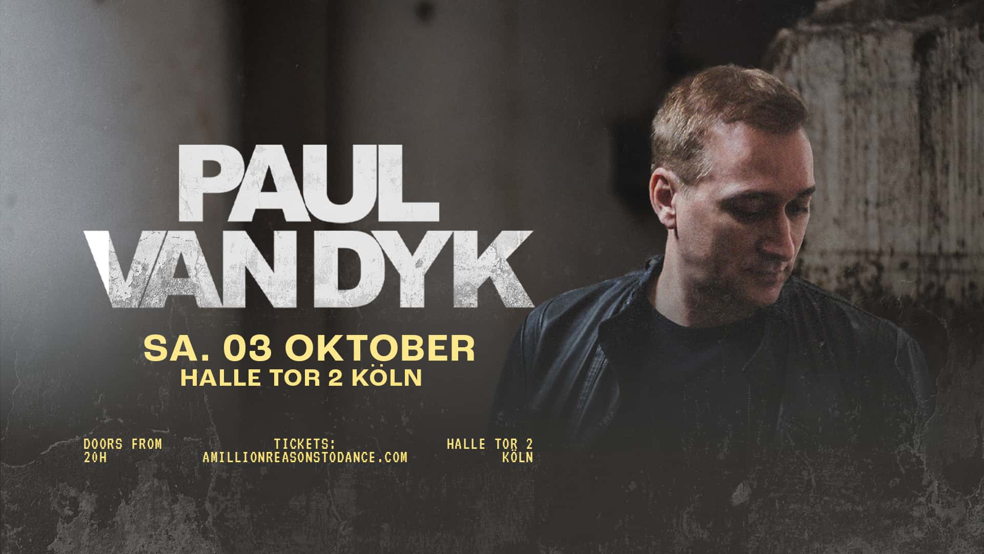 Flyer de Paul van Dyk Live