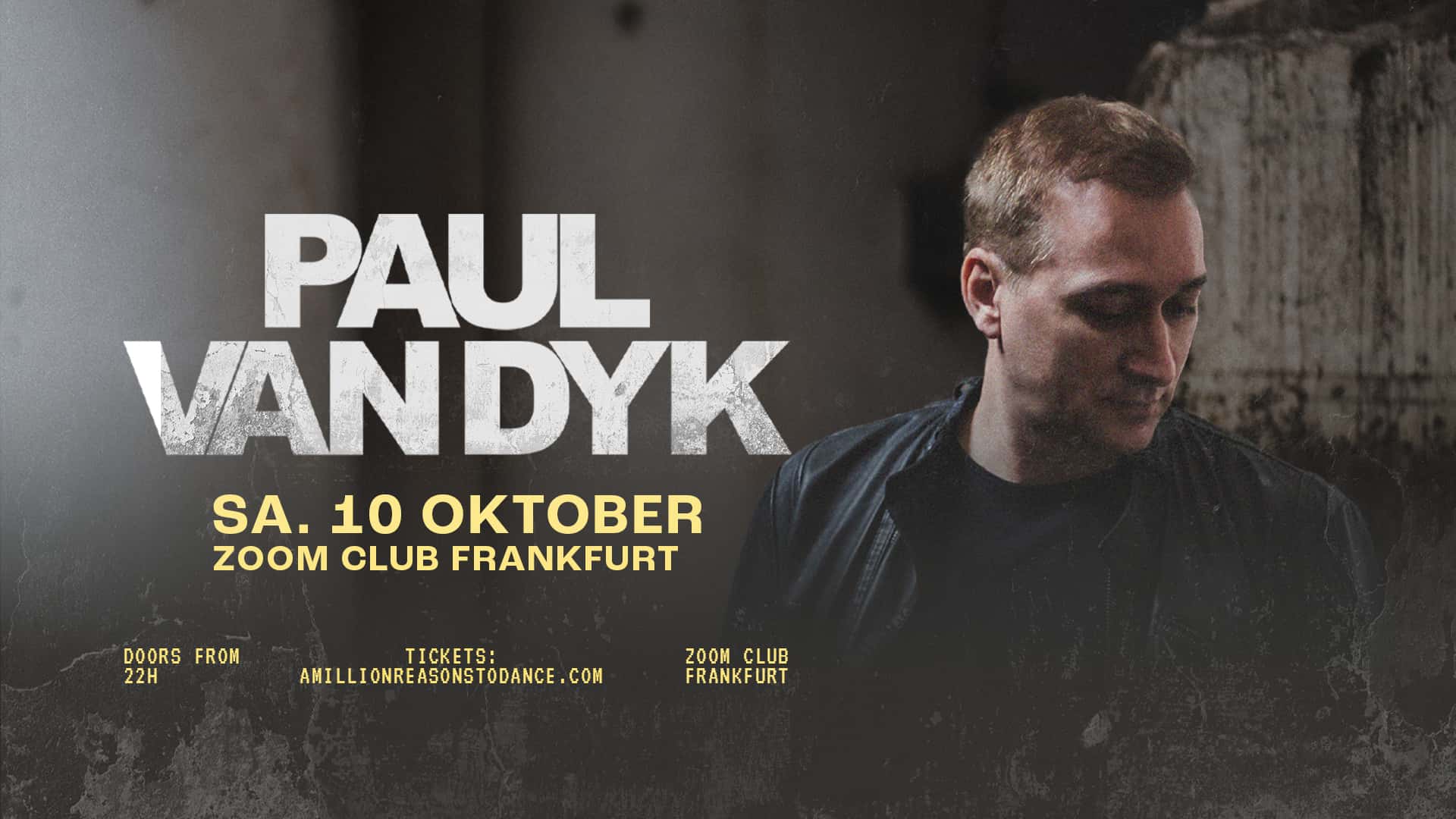 Flyer of Paul van Dyk – This World is Ours Tour