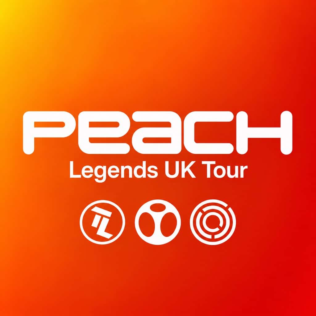 Flyer of Peach Legends UK Tour - Manchester