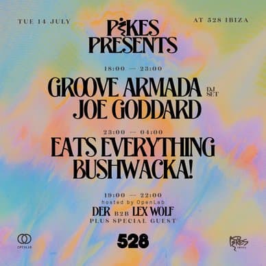 Pikes Presents: Groove Armada