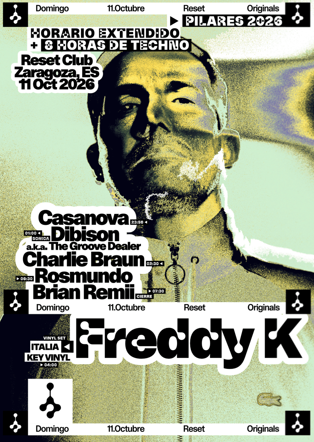 Pilares’26 - ResetOriginals presenta: FREDDY K (IT)