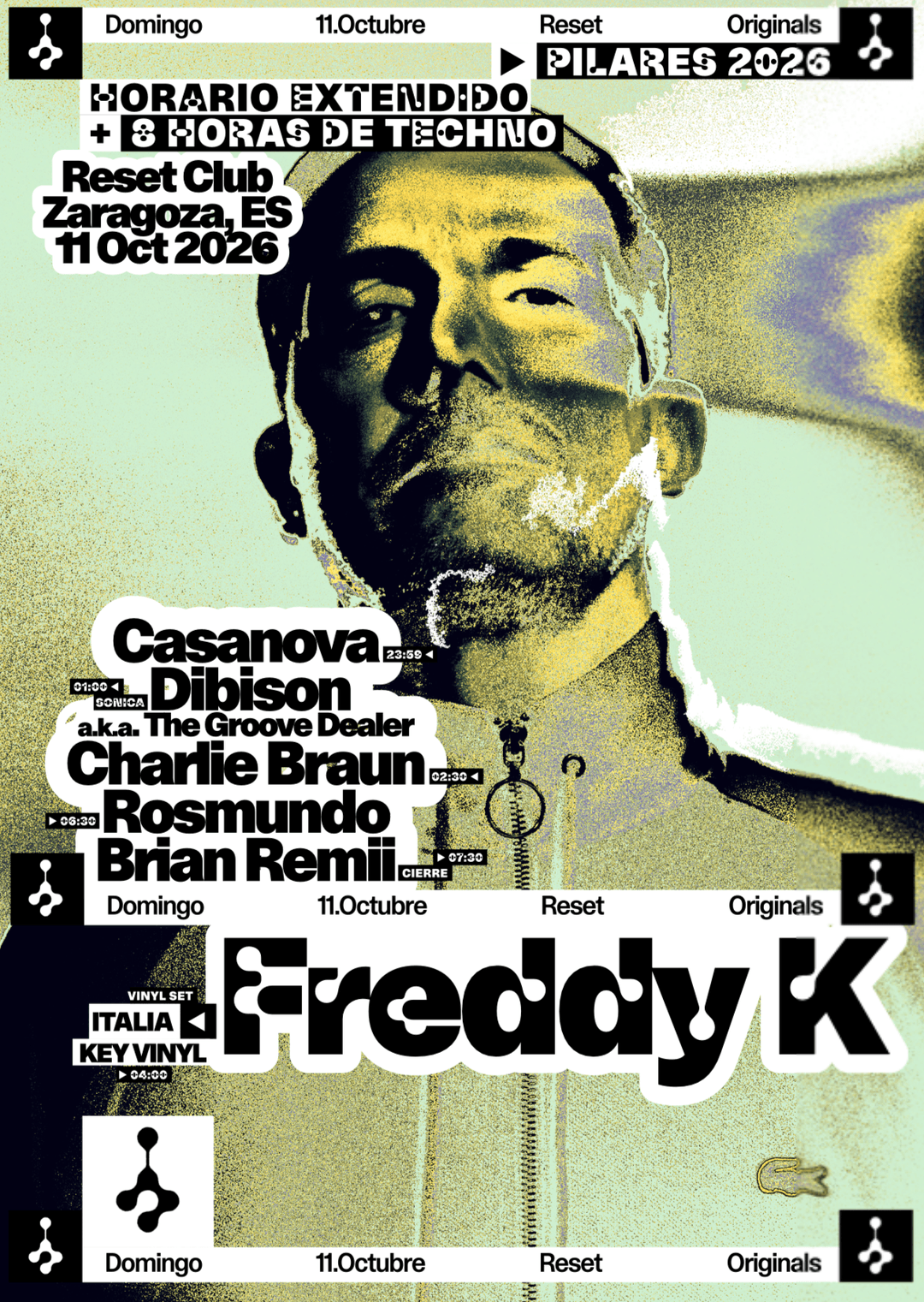 Pilares’26 - ResetOriginals presenta: FREDDY K (IT)
