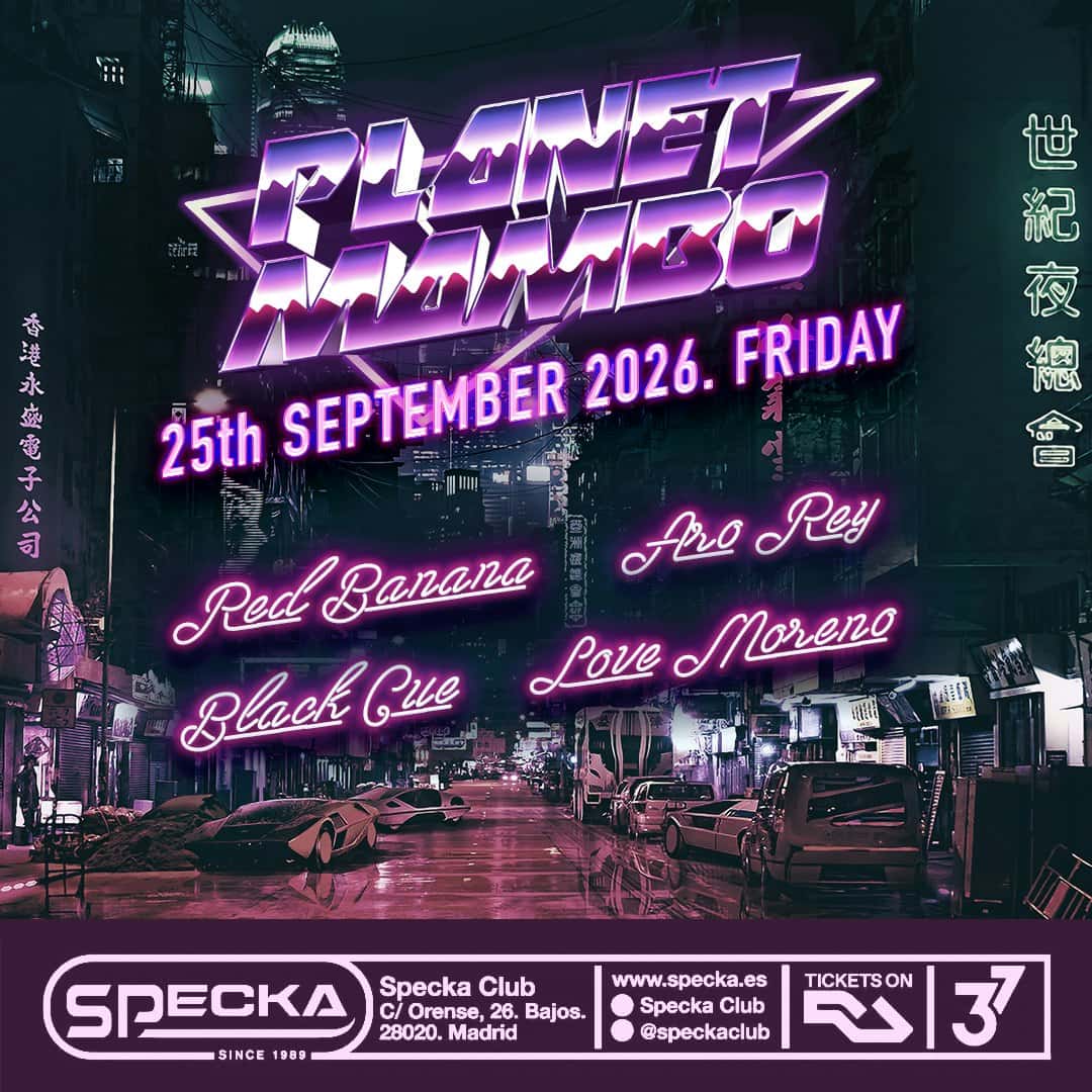 Flyer de Planet Mambo I Specka Club