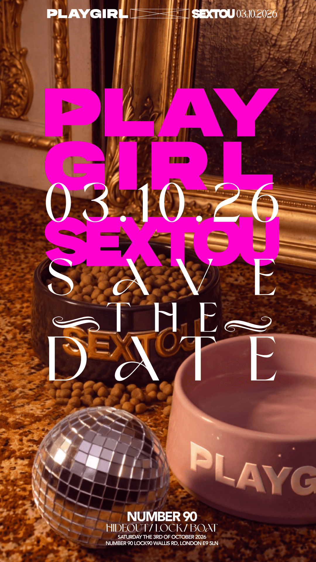 Flyer of PLAYGIRL X SEXTOU