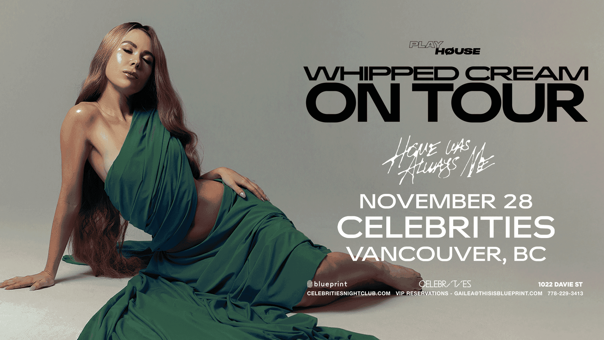 Flyer de Playhouse Pres. Whipped Cream