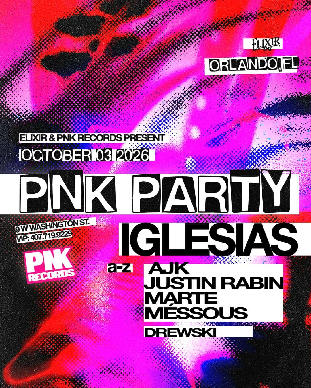 Flyer of Pnk Party: Orlando
