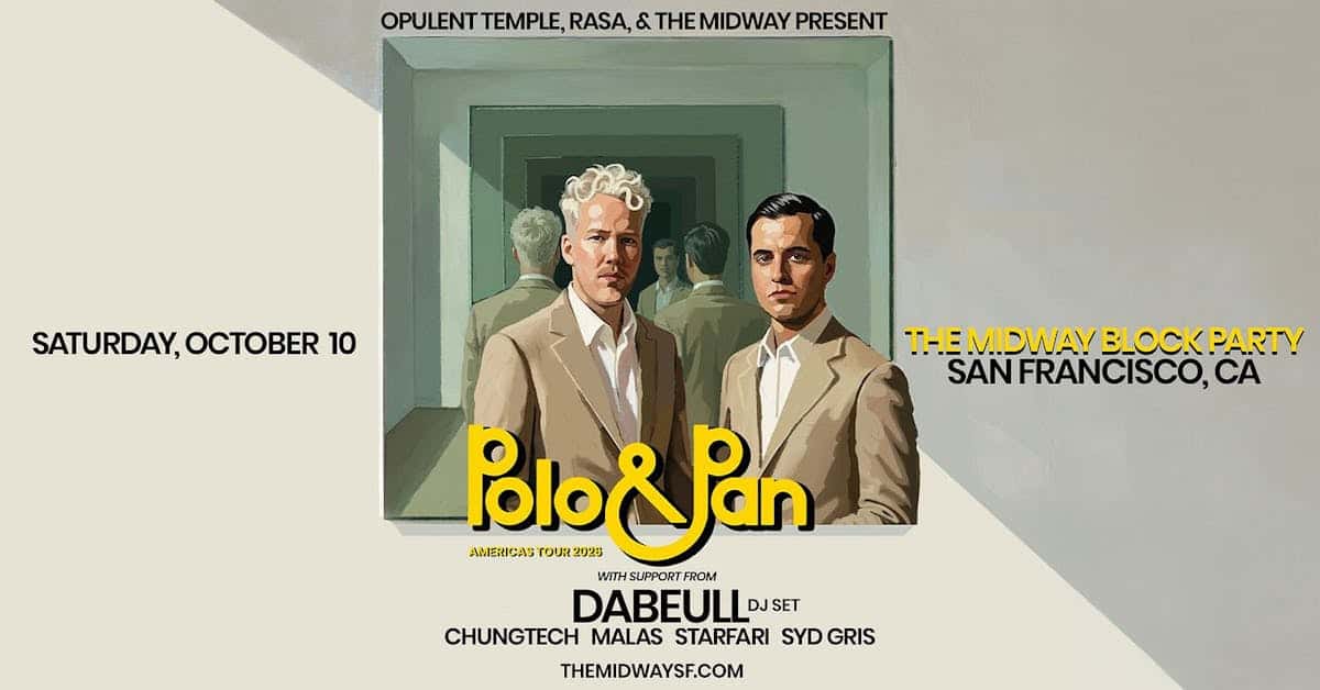 Flyer de Polo & Pan - Americas Tour Block Party