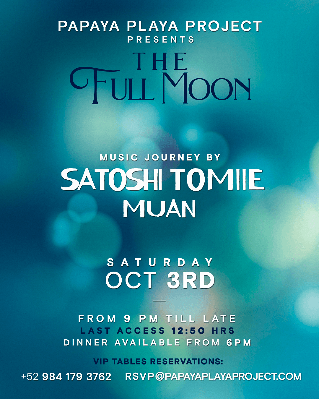 PPP Presents • THE FULL MOON • Music Journey By Satoshi Tomiie