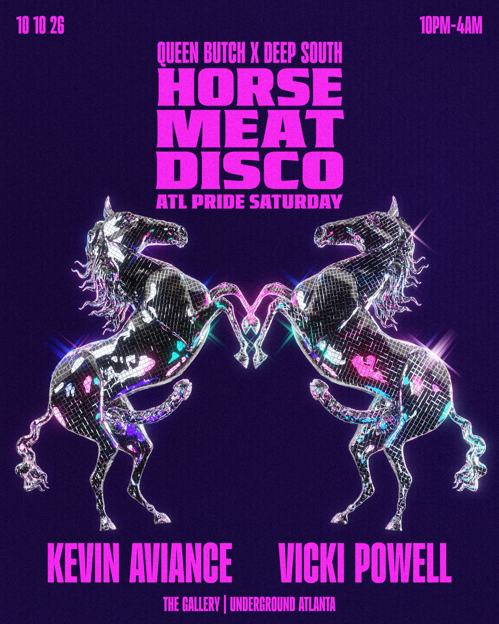 PRIDE SAT NIGHT: HORSE MEAT DISCO W/ KEVIN AVIANCE