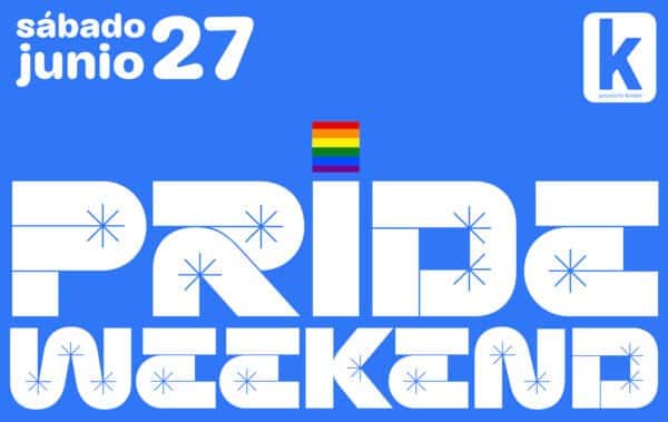 Cartel de PRIDE WEEKEND – ANTIFASHION- Sábado 27 de Junio