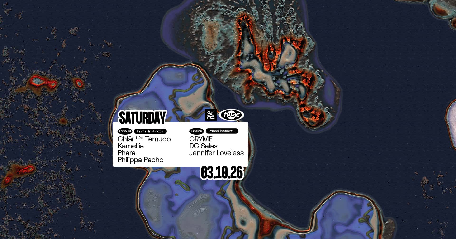 Flyer of Fuse presents: Primal Instinct