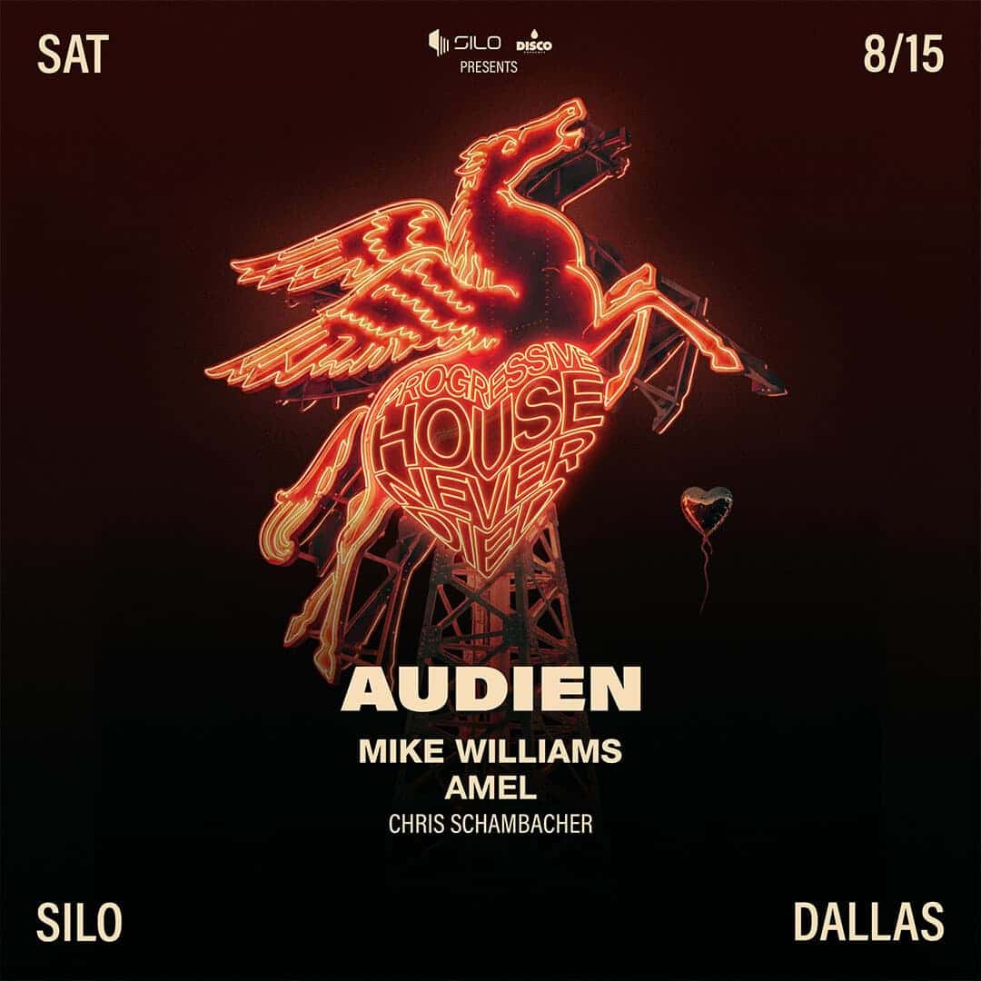 Flyer of Progressive House Never Died: Audien