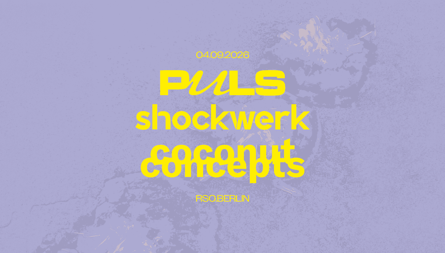Cartel de PULS x shockwerk x coconut concepts pres. LAST SUMMER NIGHT