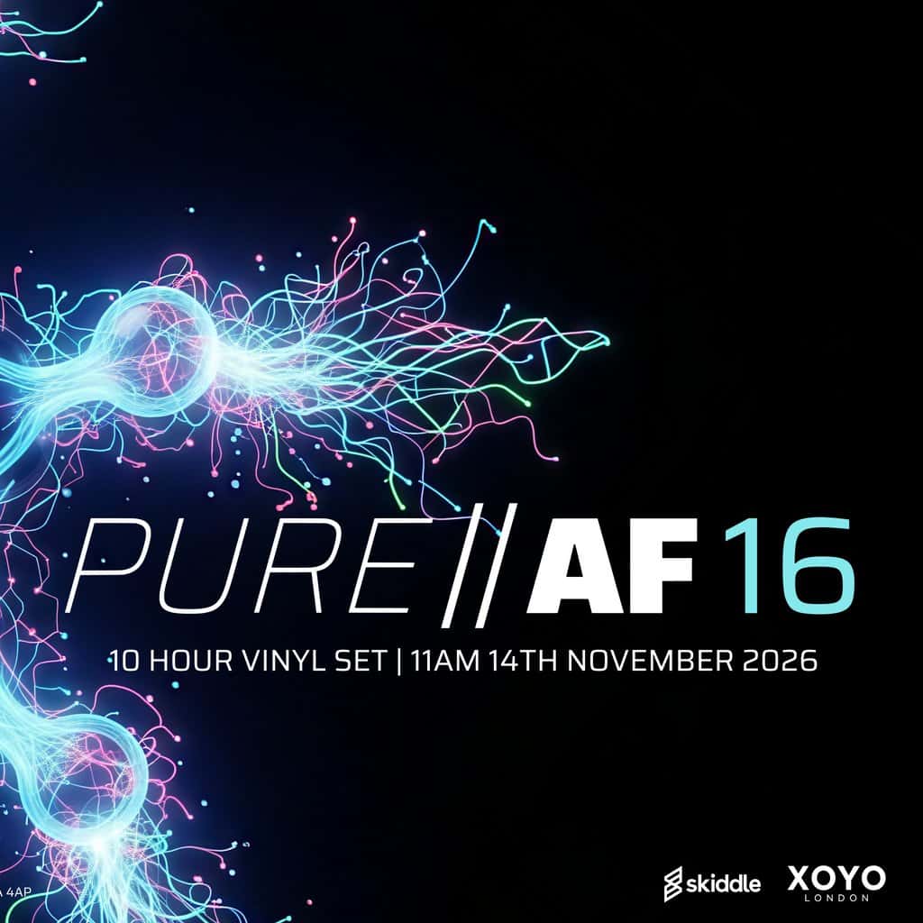Flyer de Pure Andy Farley 2026 - 10 Hour Vinyl Set - 16th Birthday