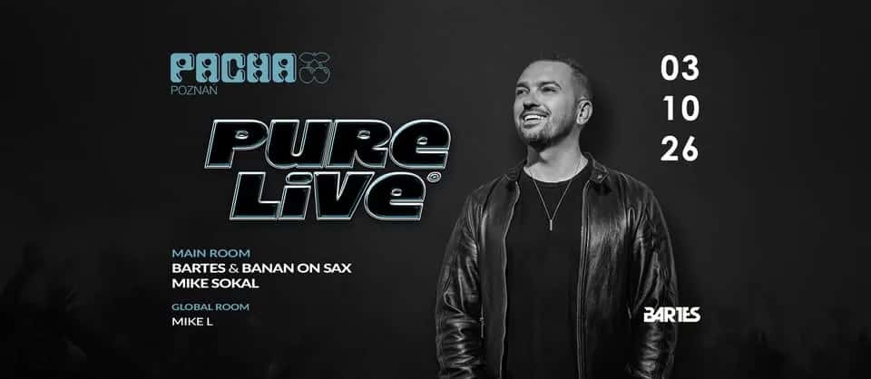 Flyer of PURE LIVE | Bartes & Friends