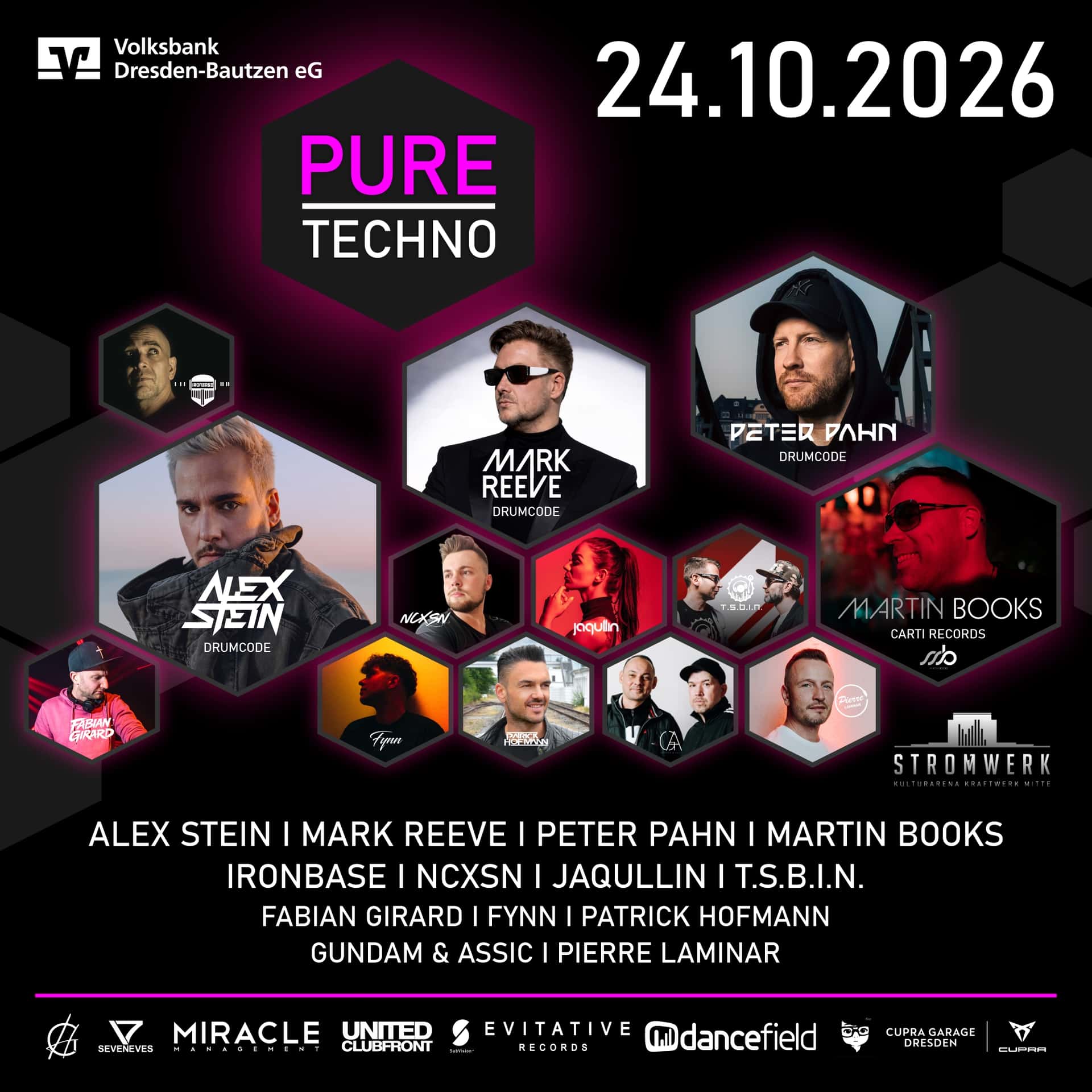 Flyer of Pure Techno