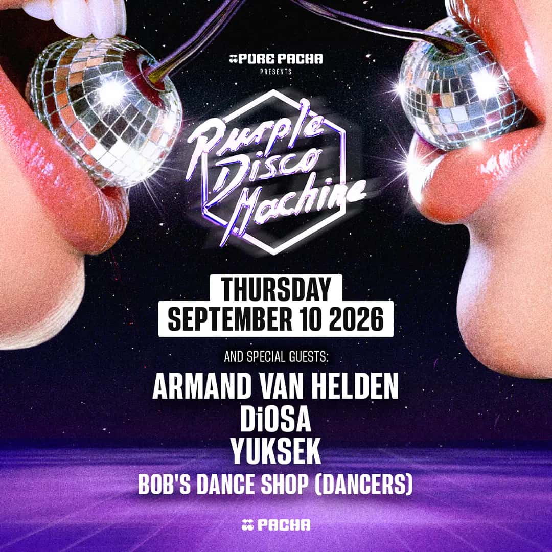 Flyer of PURPLE DISCO MACHINE | PURE PACHA