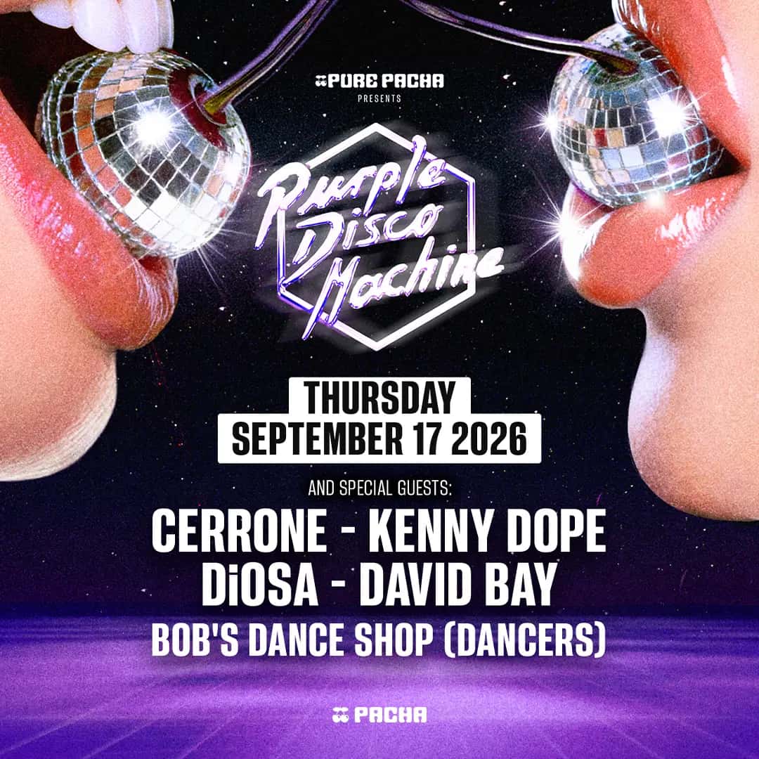Flyer of PURPLE DISCO MACHINE | PURE PACHA