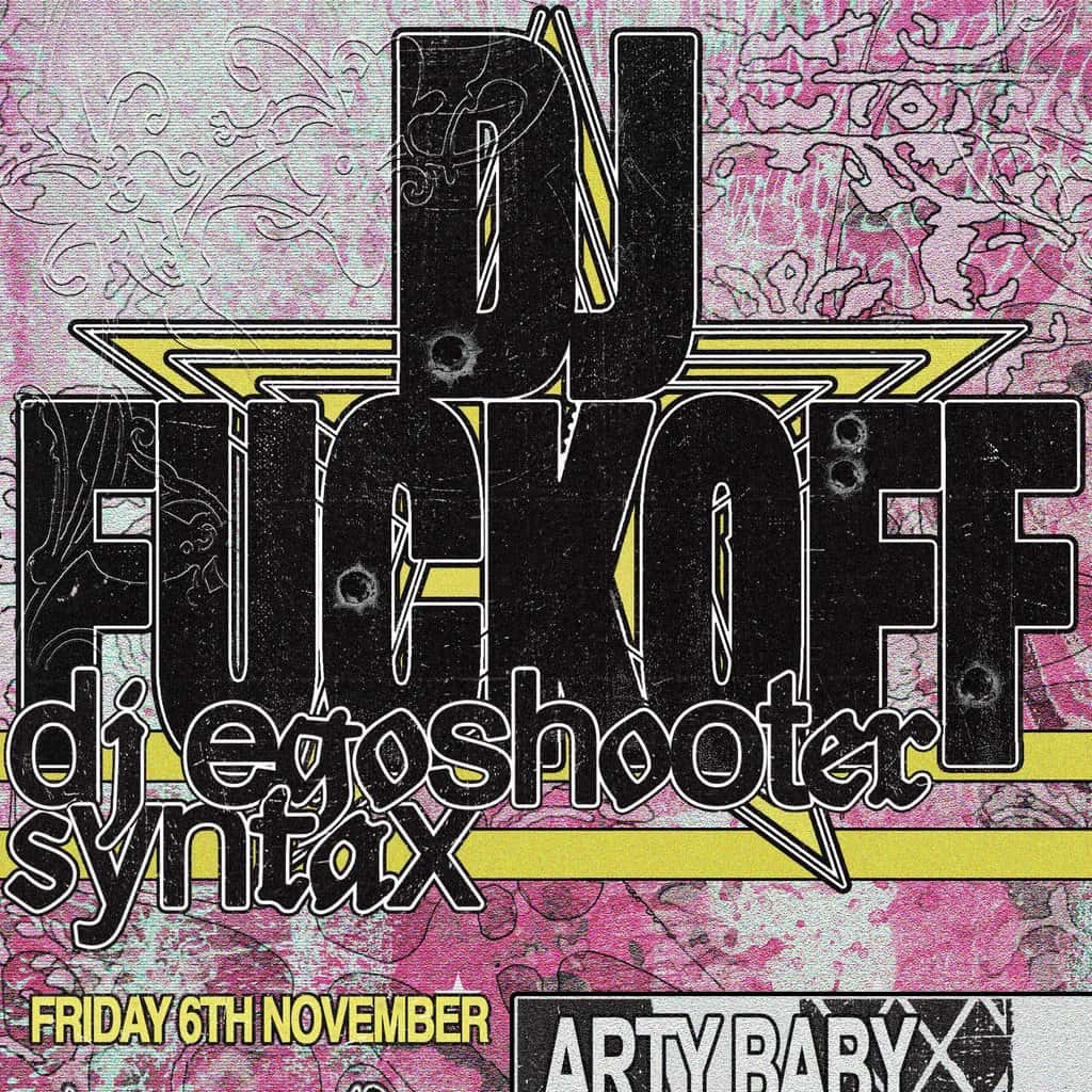 Flyer of Queers For Beers x FORGE = DJ Fuckoff, dj egoshooter, SYNTAX