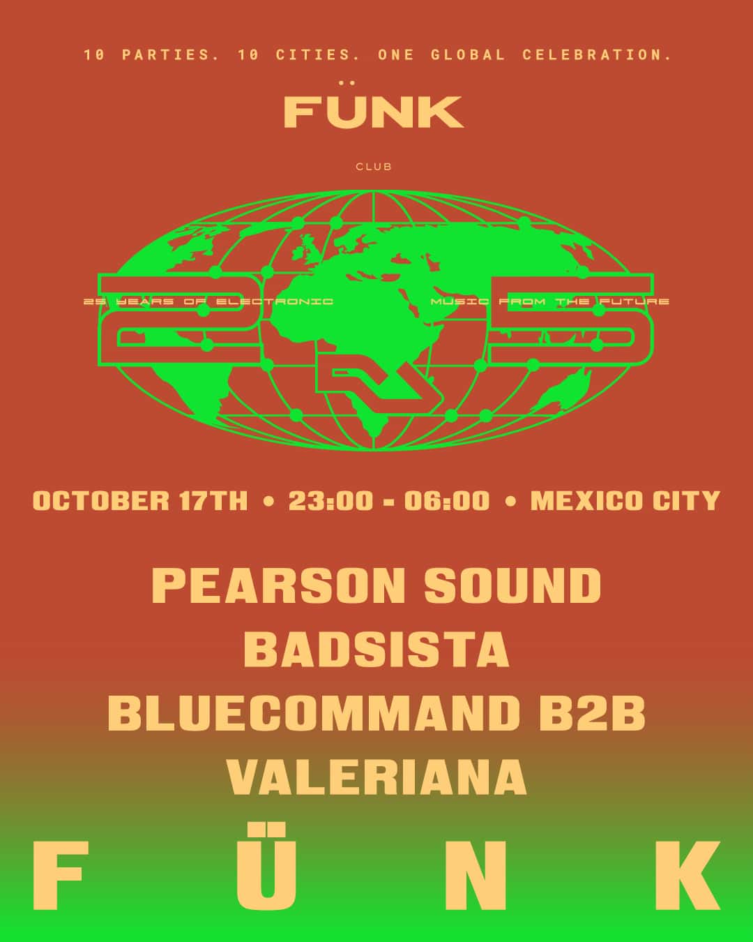 Flyer de RA25: Mexico City