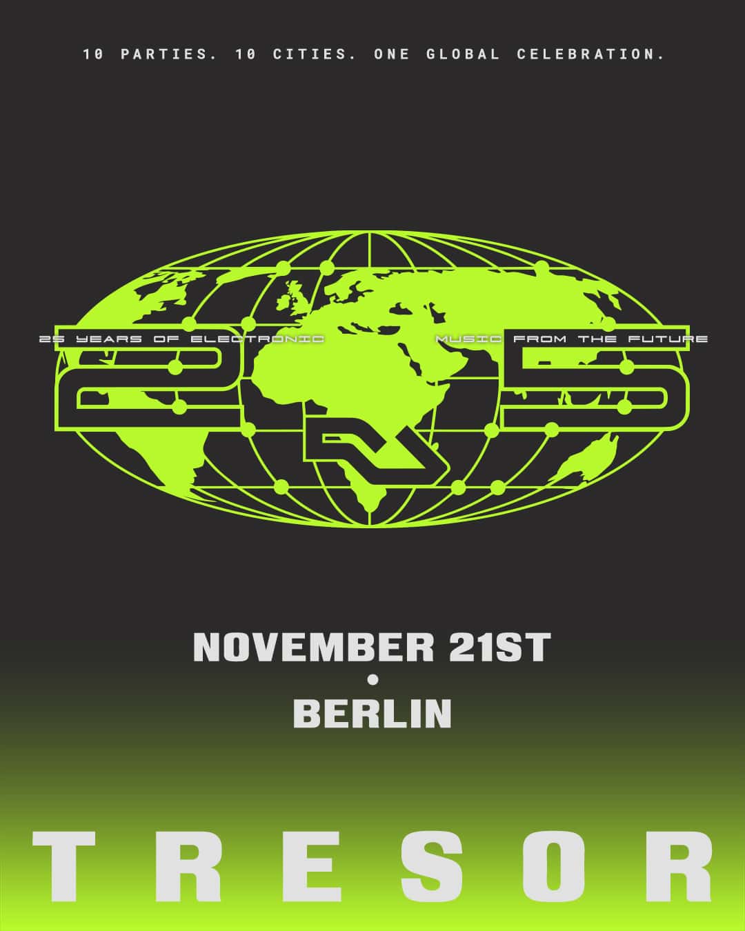 Cartel de RA25 x Tresor Berlin