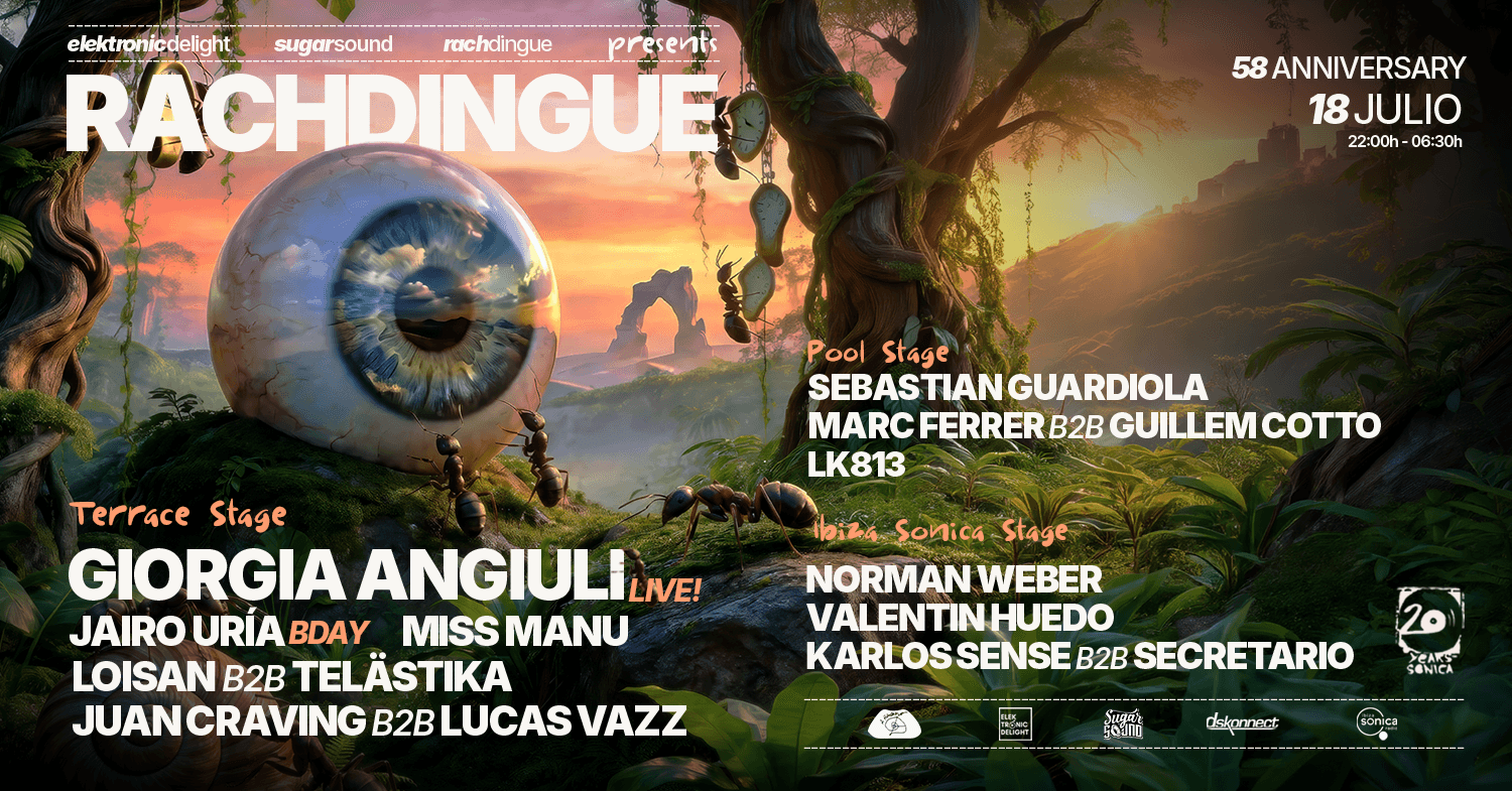 Cartel de Rachdingue 58 Anniversary