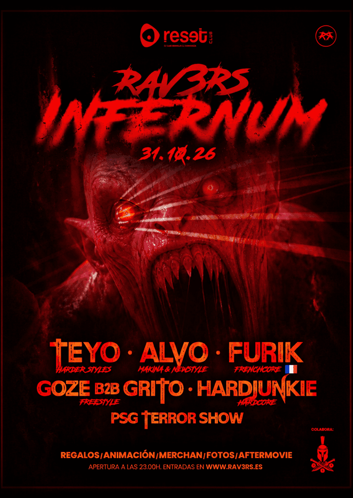 Flyer of RAV3RS - Infernum 2026