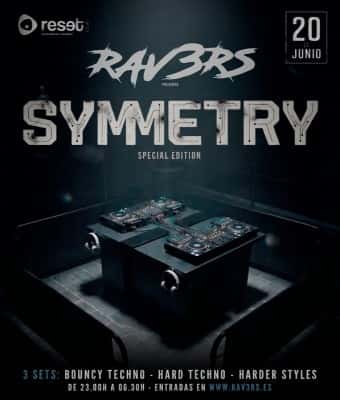 Cartel de RAV3RS. SYMMETRY