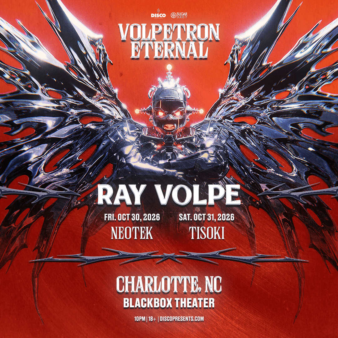 Flyer of Ray Volpe - Night 2