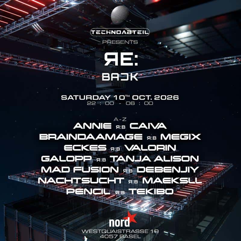 Flyer of RE:BACK