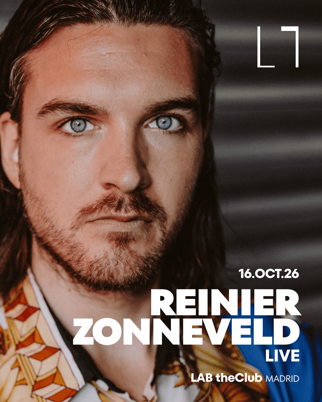 Flyer de Reinier Zonneveld live