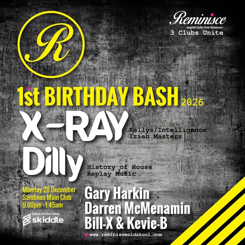 Flyer of Reminisce 1st Birthday Bash