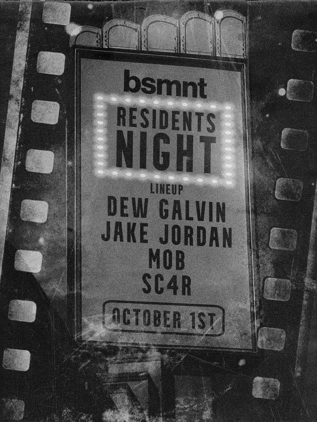 Flyer of resident takeover
