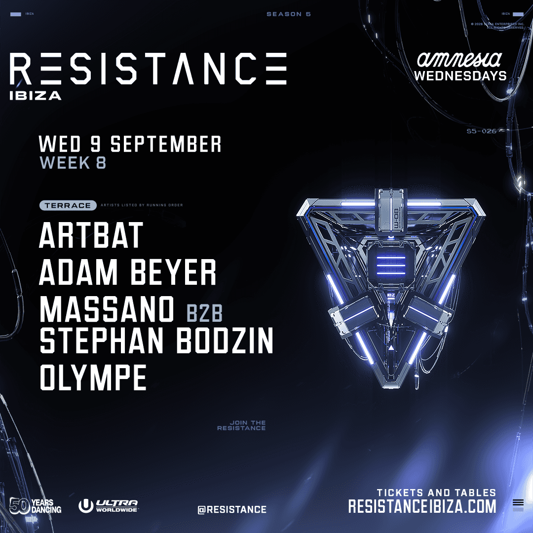 Flyer de Resistance Ibiza