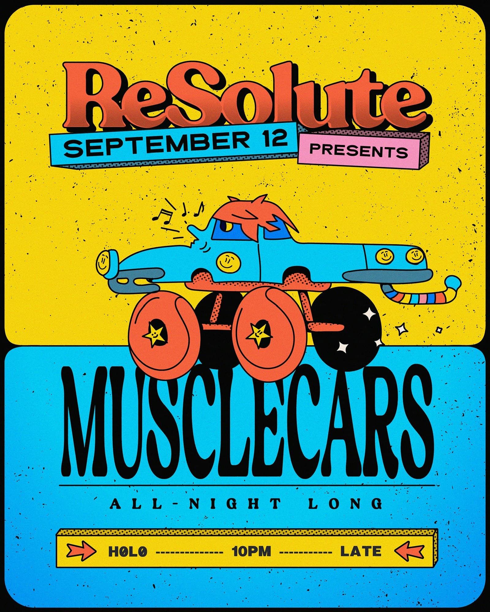 ReSolute presents: MUSCLECARS All-Night Long