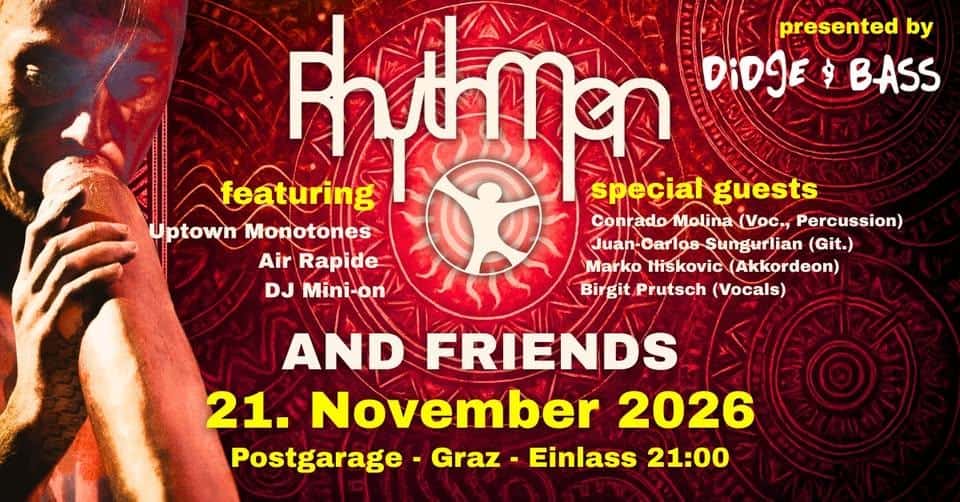 Flyer de Rhytmen & Friends