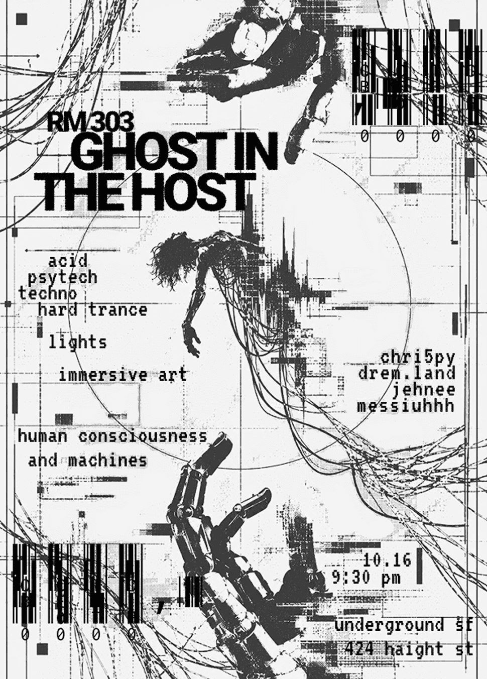 Flyer of RM 303: Ghost in the Host