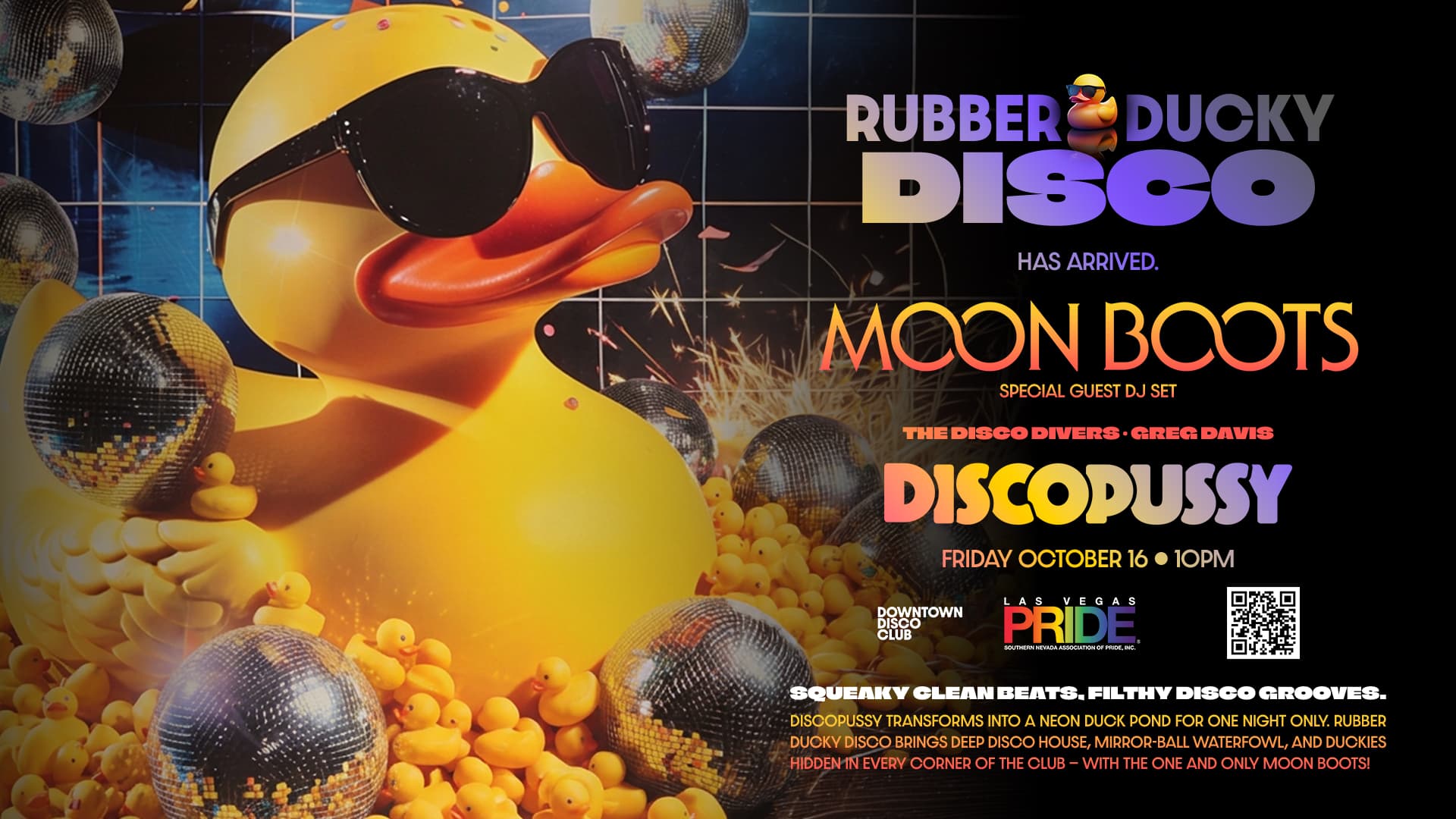 Rubber Ducky Disco w/ MOON BOOTS