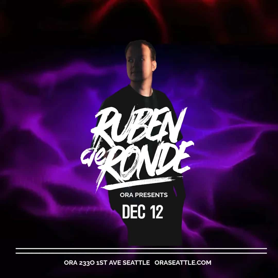 Flyer of Ruben de Ronde at Ora