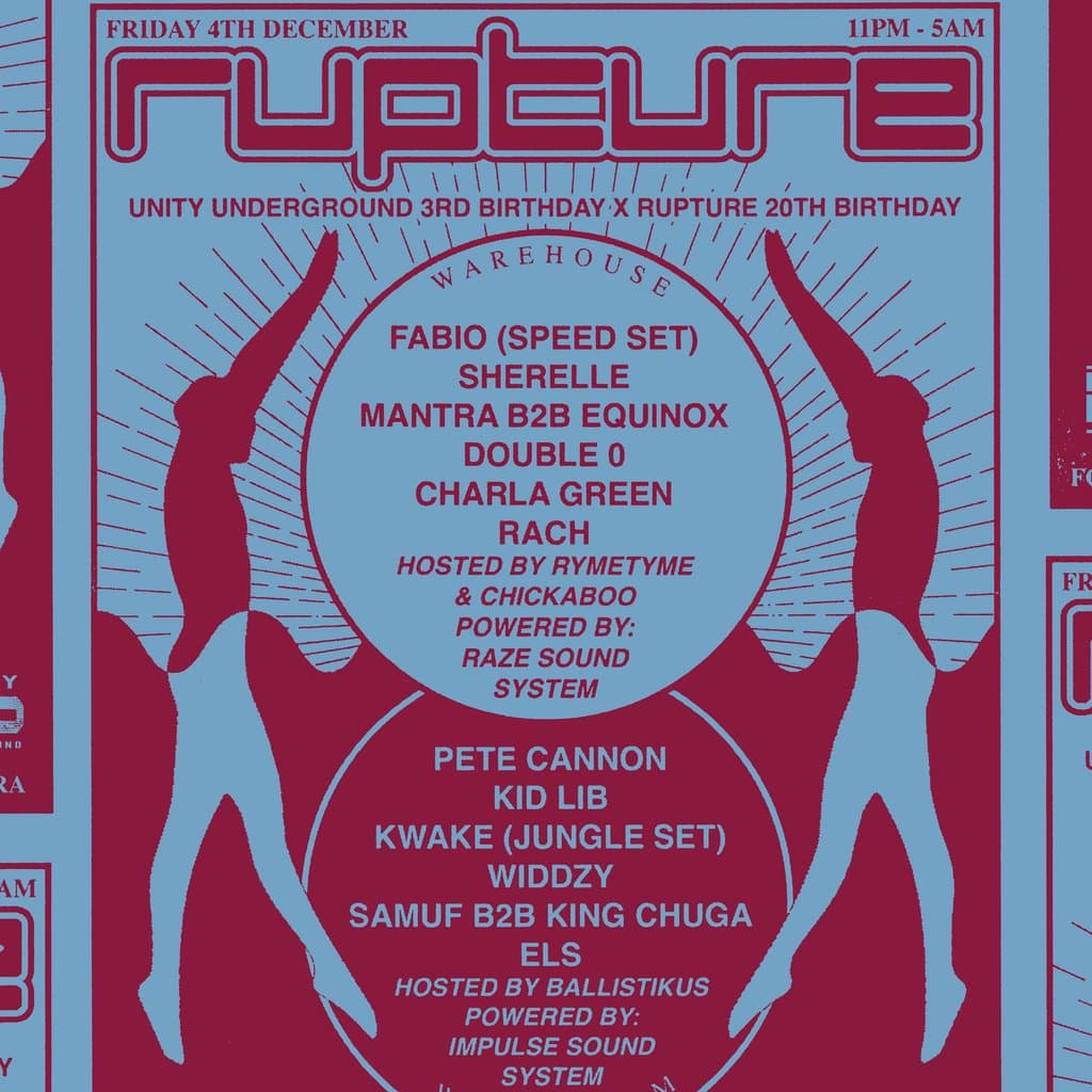 Rupture X Unity Underground BIRTHDAY EVENT