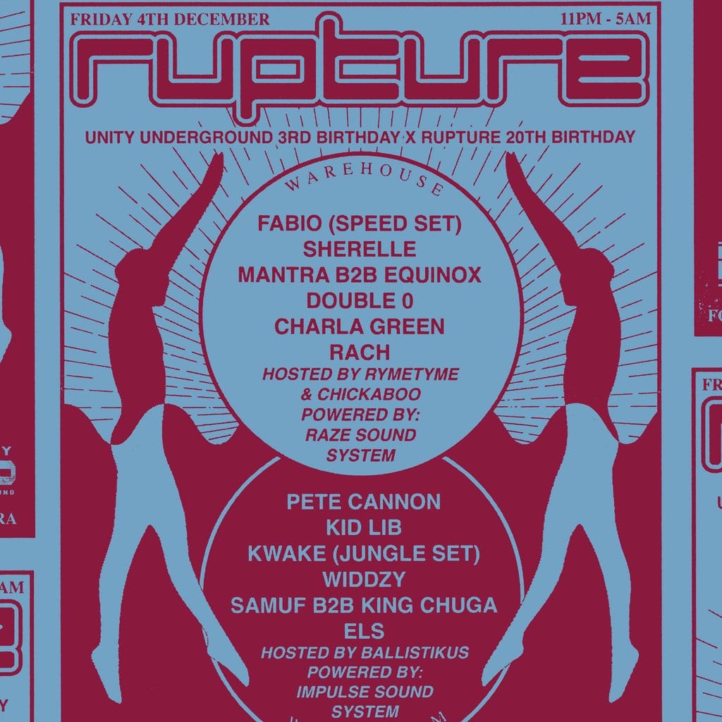 Rupture X Unity Underground BIRTHDAY EVENT