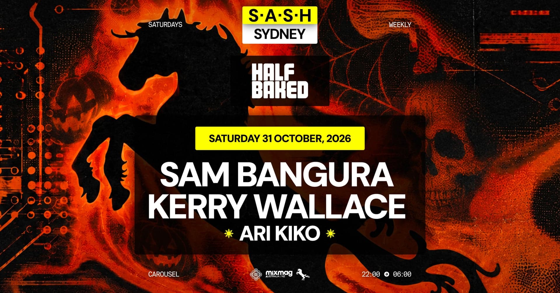 ★ S.A.S.H Sydney ★ Sam Bangura ★ Saturday 31st October ★