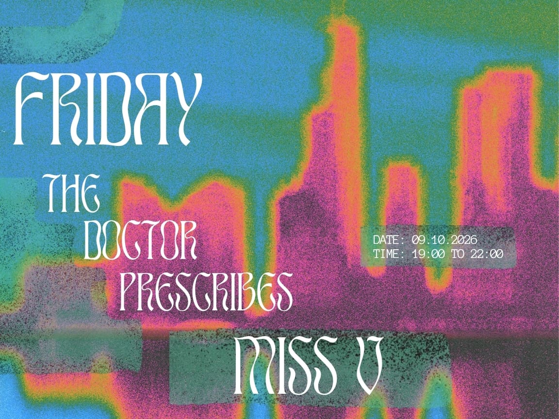 Flyer de Friday's Prescription - Miss V