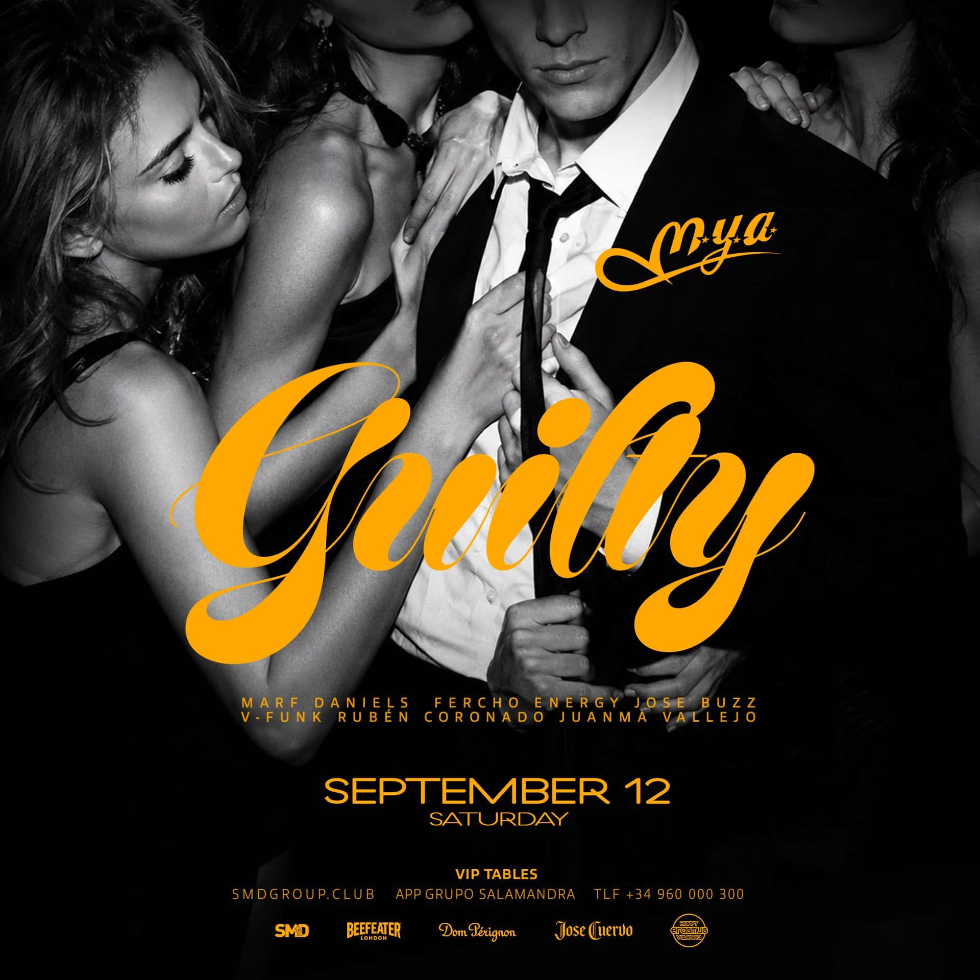 Cartel de SABADO 12 MYA