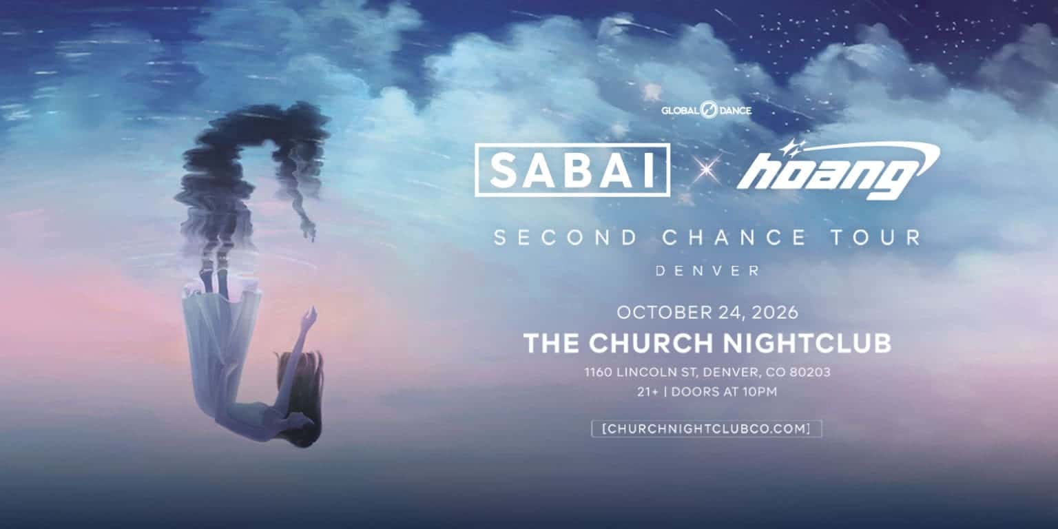 Flyer of SABAI x HOANG: SECOND CHANCE TOUR