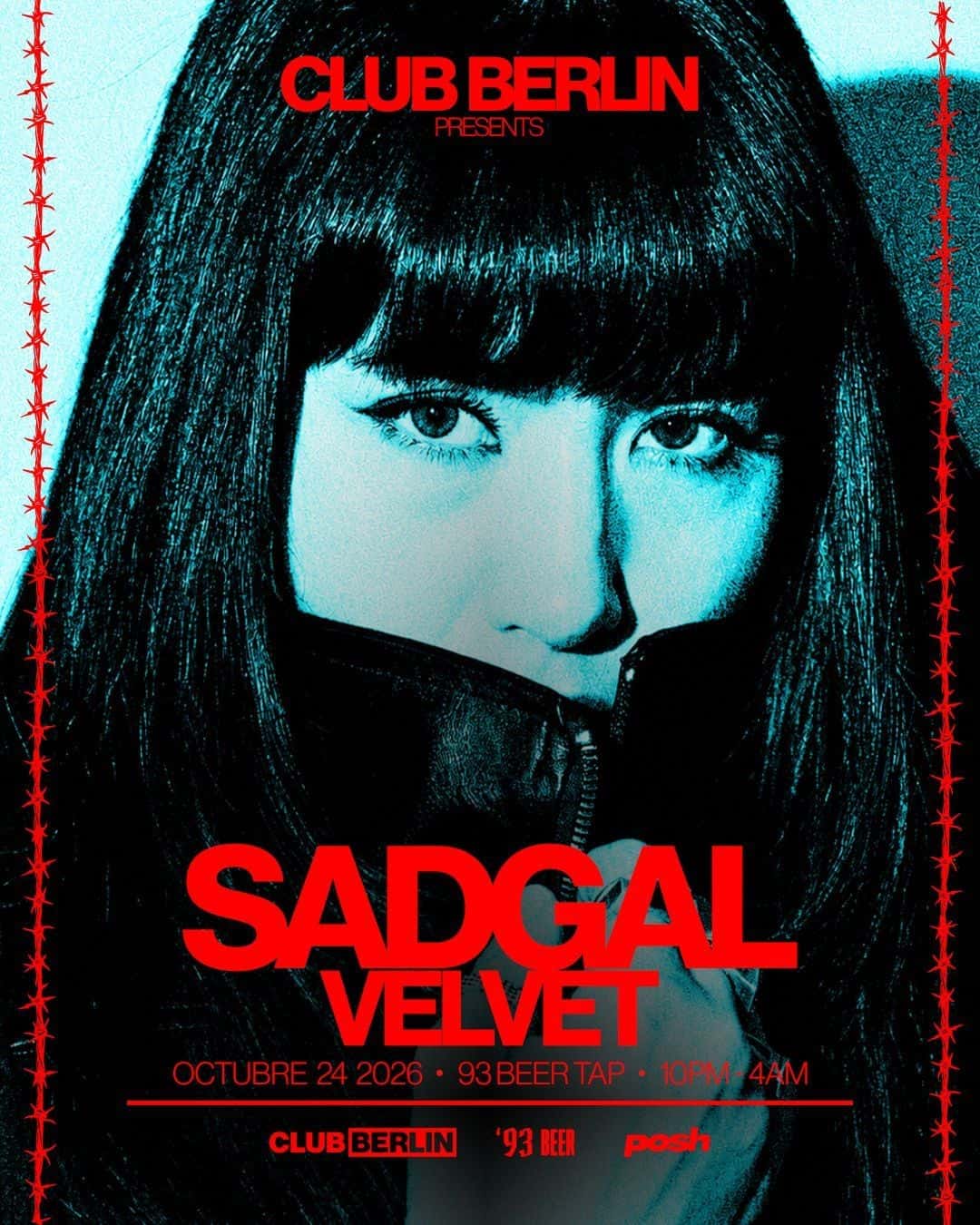 Flyer of SADGAL by CLUB BERLIN